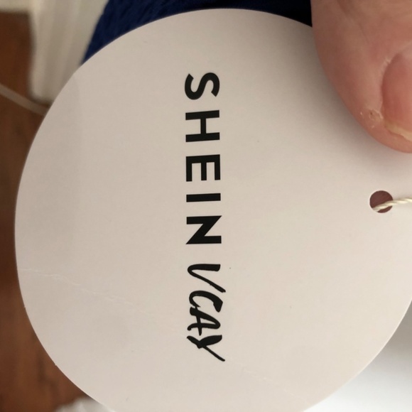 Shein Vcay blue summery dress size small with new tags - Picture 7 of 11